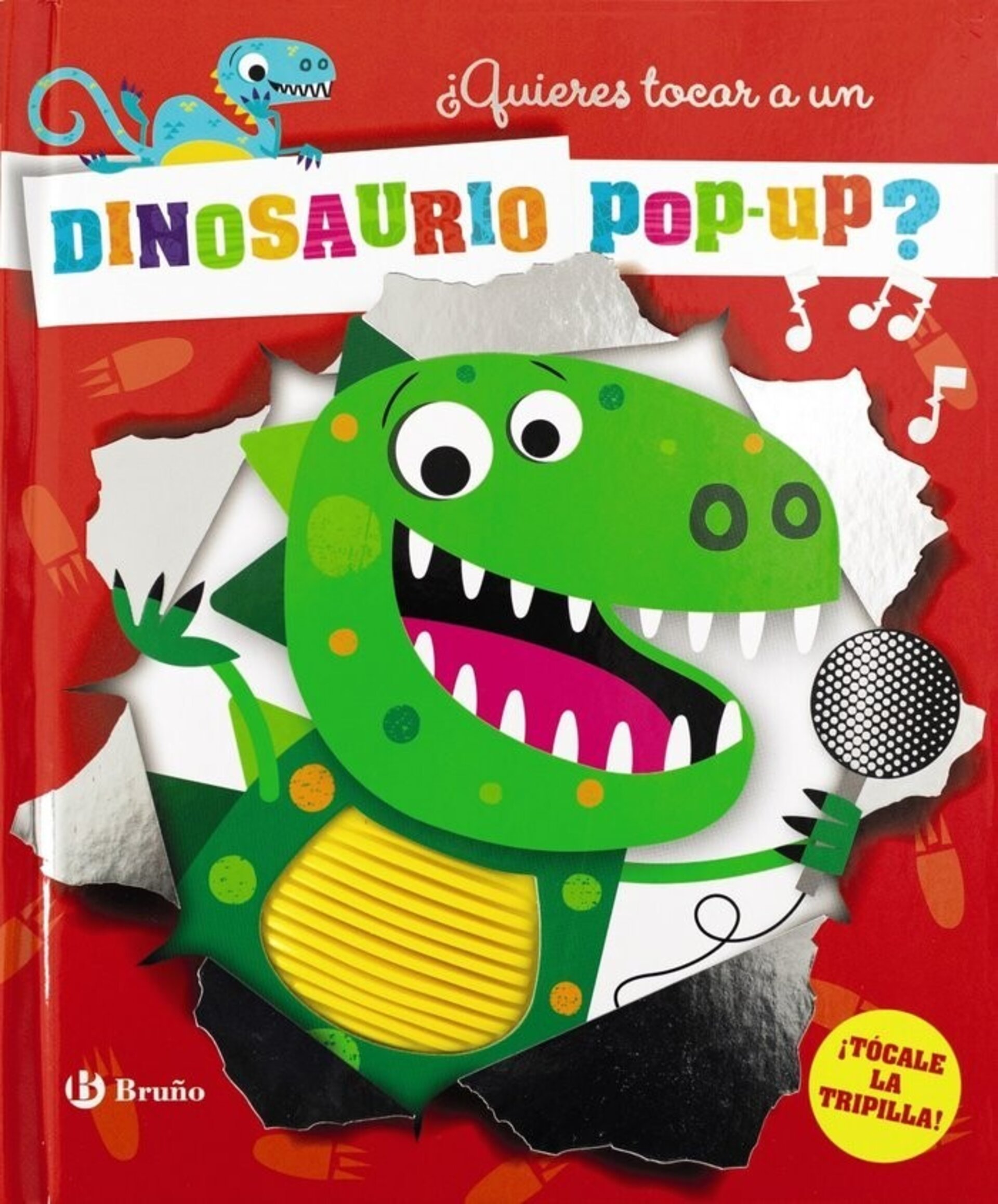 QUIERES TOCAR A UN DINOSAURIO POP UP ( VARIOS AUTORES ) - 1