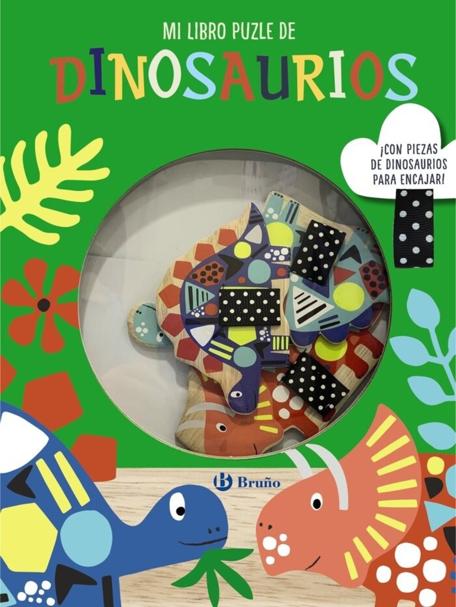 MI LIBRO PUZLE DE DINOSAURIOS ( VARIOS AUTORES ) - 1