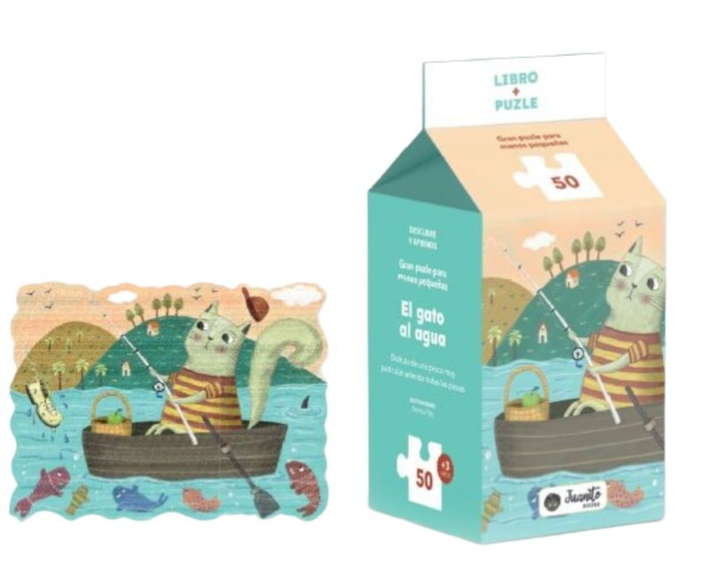 gato al agua - puzzle - 1