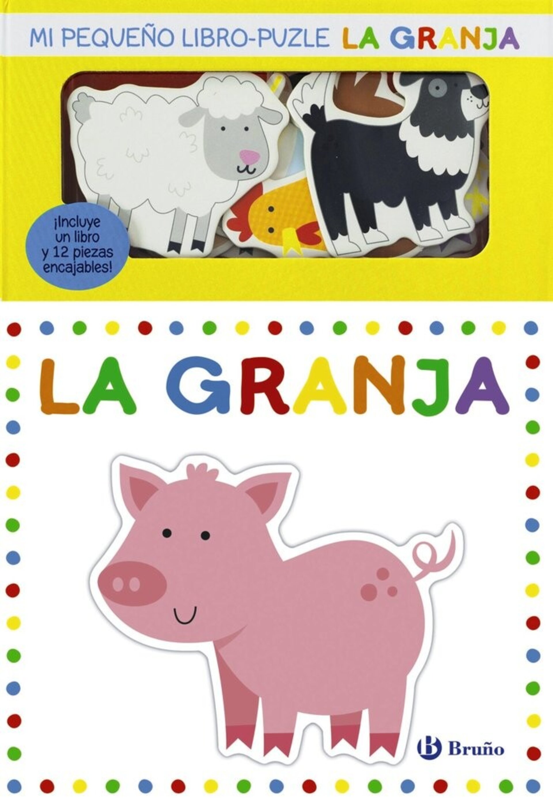 0 MI PEQUEÑO LIBRO PUZLE LA GRANJA (  VARIOS AUTORES  ) - 1