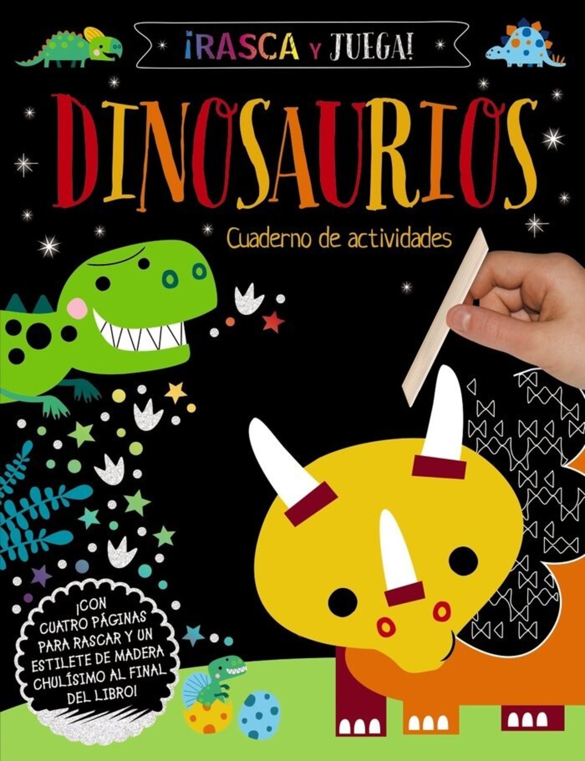 RASCA Y JUEGA DINOSAURIOS ( VARIOS AUTORES ) - 1