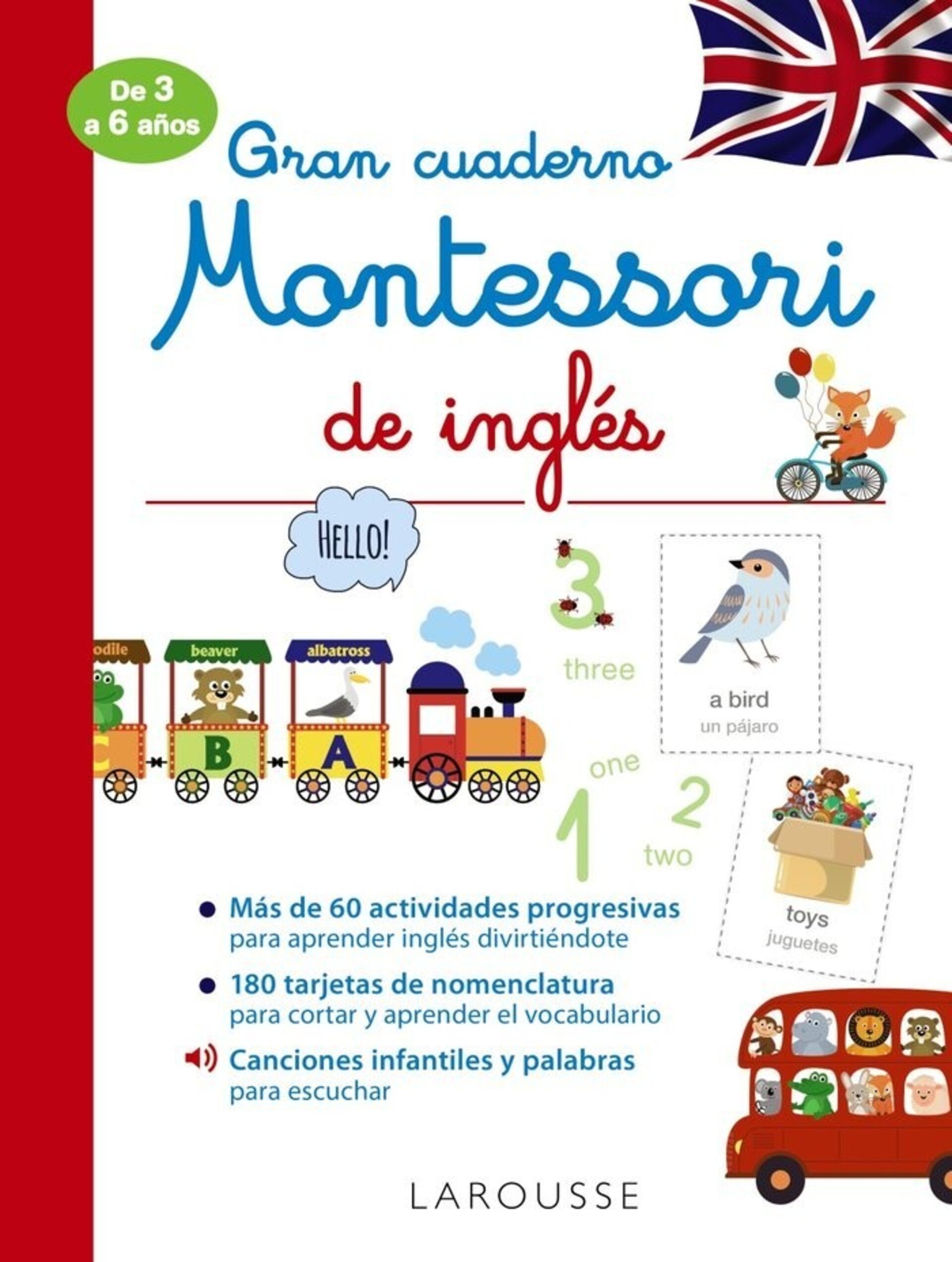 GRAN CUADERNO MONTESSORI DE INGLES (  LAROUSSE EDITORIAL ) - 1