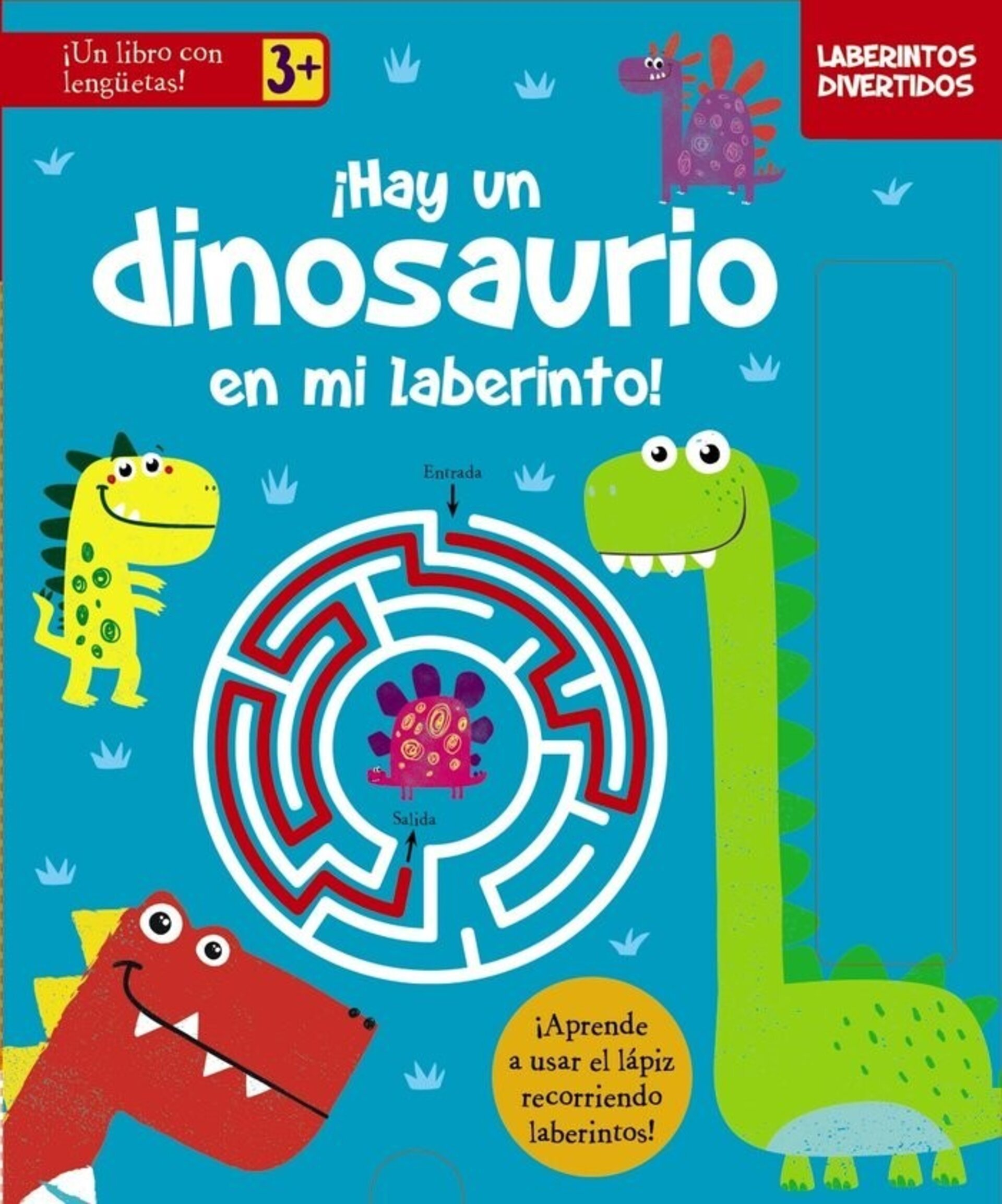 LABERINTOS DIVERTIDOS HAY UN DINOSAURIO EN MI LABERINTO ( VARIOS AUTORES ) - 1
